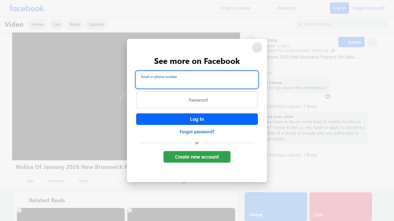 Notice Of January 2026 New Brunswick Property Tax Sales. The Government of New Brunswick has announced The January 2026 property tax sales. Over 160 properties are on the listings. *Please note that all properties on the January Listings are vacant lots and/or bare lands (although from time to time there may be the occasional structure like an old shed). There are no residences offered for sale in the January Property Tax Sales.* The Public Tax Sale Auctions will be held: Date: January 15, 2026 